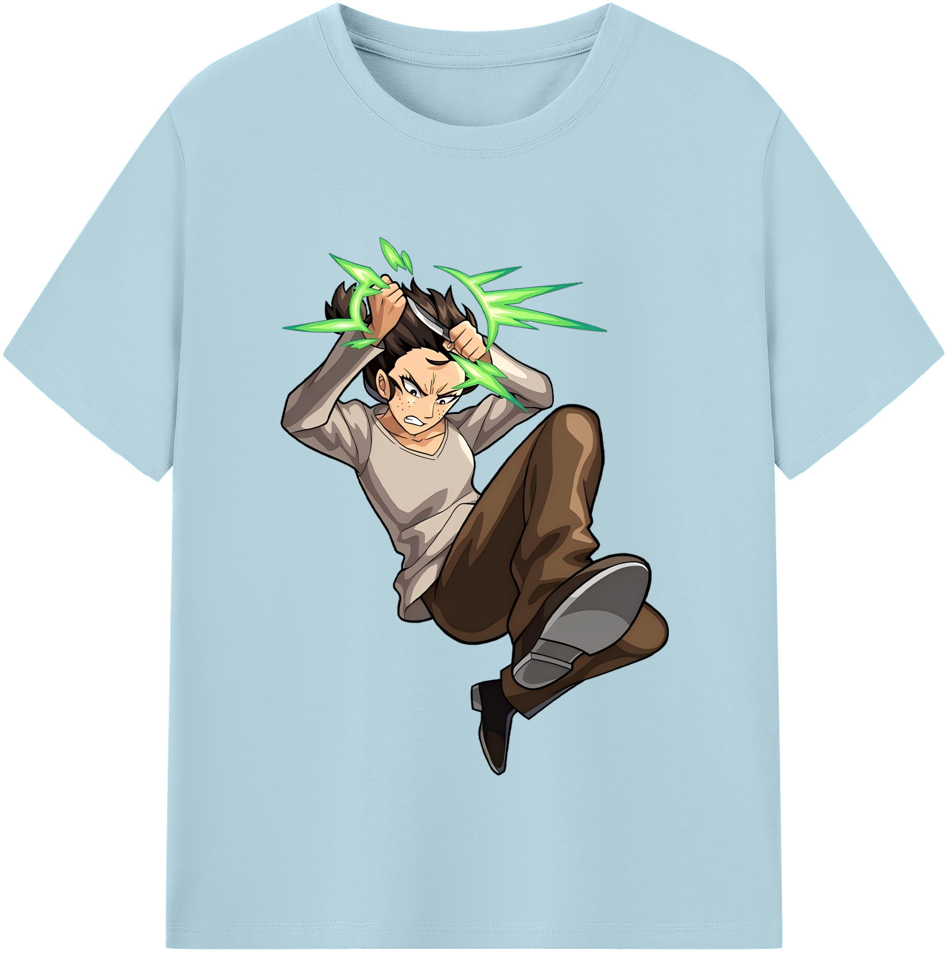 （画像用） 進撃の巨人 Attack on Titan 綿100％半袖Tシャツ（フロントプリント）